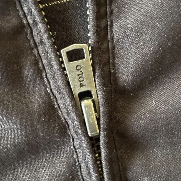 Vtg Polo Ralph Lauren Jacket Men 4XL Black Herrington Plaid Full Zip Golf Bomber - Picture 7 of 16